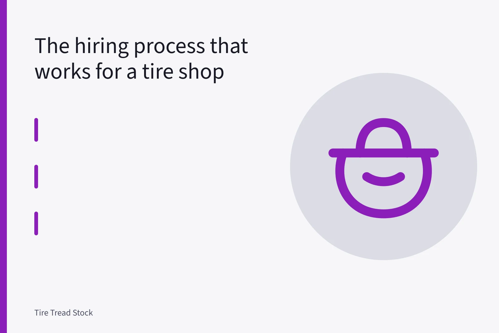 Torque wrench tightening a lug nut on a tire wheel in a shop. The hiring process that works for a tire shop