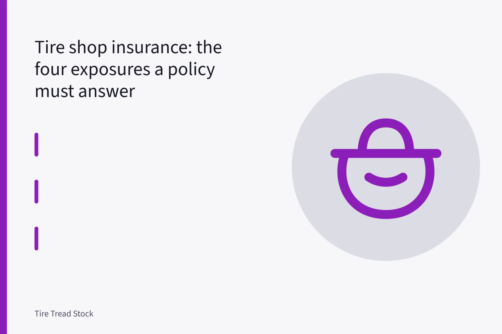 Torque wrench tightening a lug nut on an alloy car wheel in a tire shop. Tire shop insurance: the four exposures a policy must answer